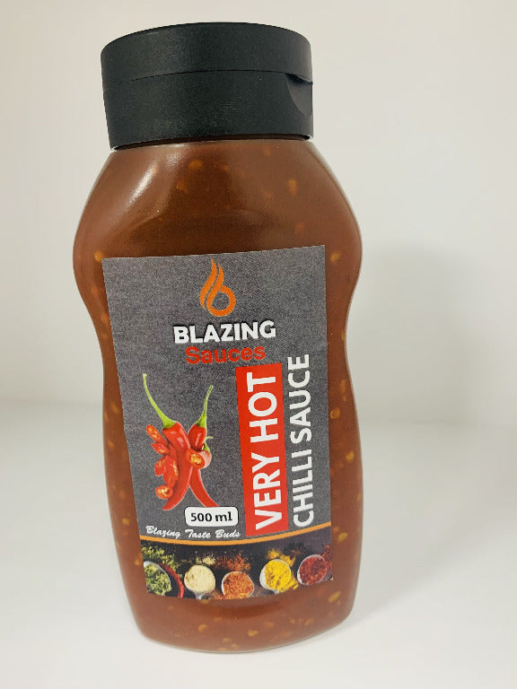 BLAZING Sauces VERY HOT CHILLI SAUCE Carnivore Cartel UK