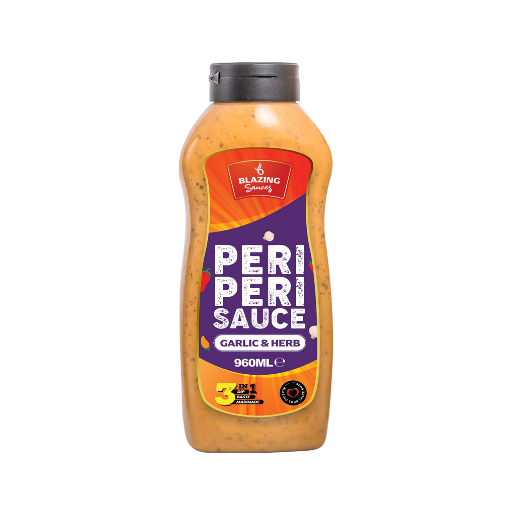 blazing garlic herb peri sauce 1L