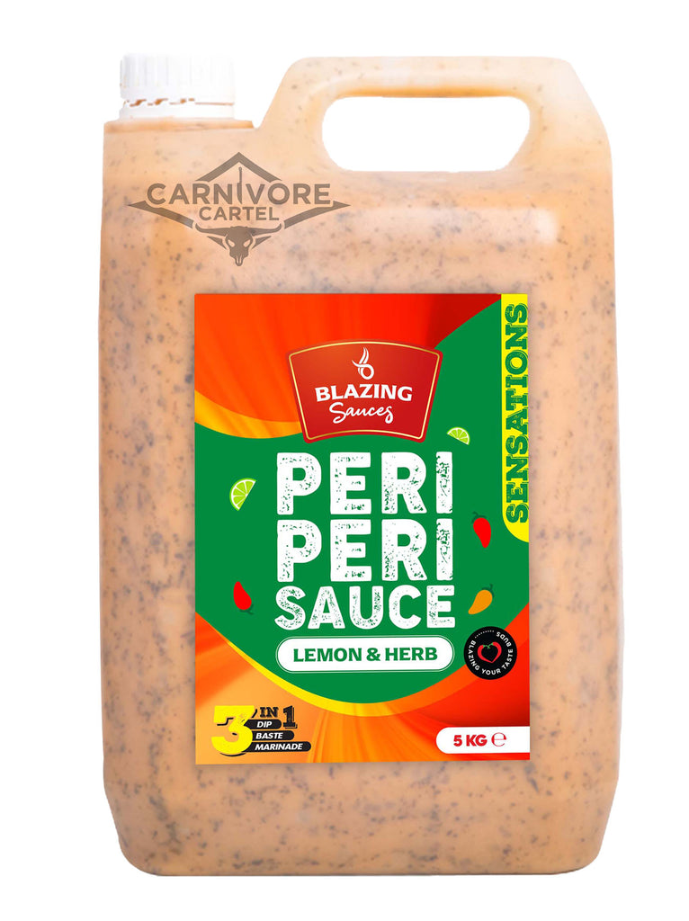 Blazing Lemon & Herb Peri Peri Sauce - 5L