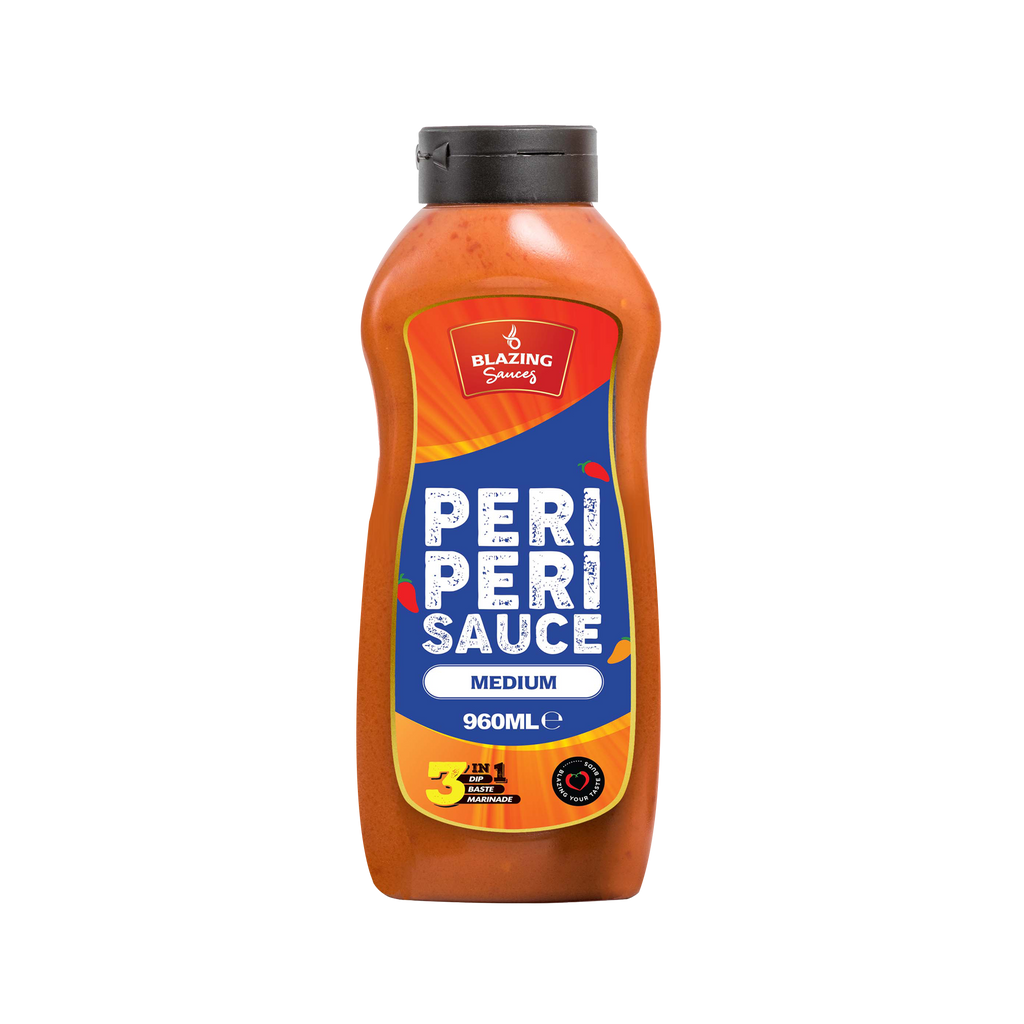 blazing medium peri sauce 1L