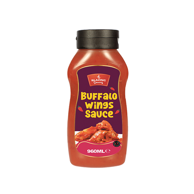 BLAZING Sauces HOT BUFFALO WING SAUCE 960ml Carnivore Cartel UK